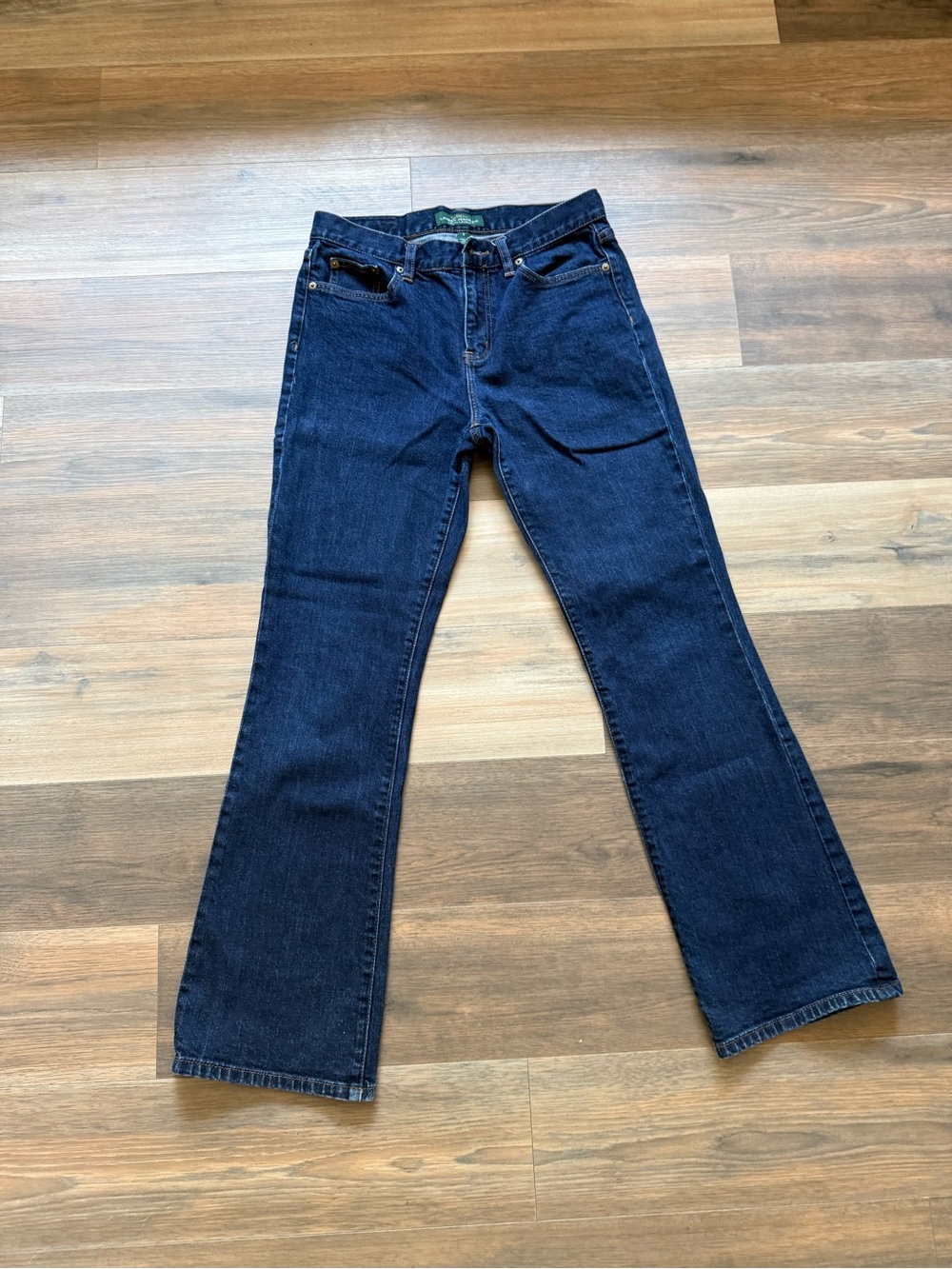Lauren Ralph Lauren Women’s Dark Blue Bootcut Jeans size 6 - Picture 2 of 4